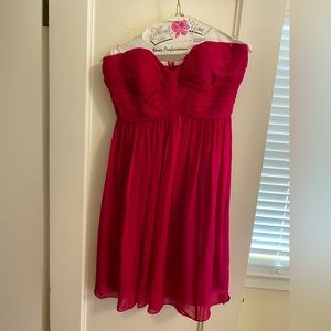 Donna Morgan chiffon bridesmaid dress